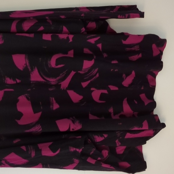 Natori Oversized Soft Stretchy Dolman Sleeves Top Abstract Athleasure Sz Large - Picture 7 of 8